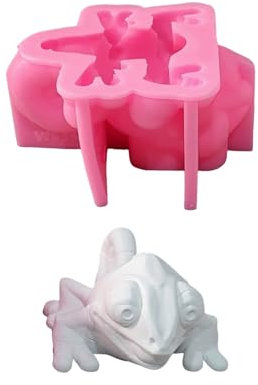 Molde de silicona flexible para crear figuras de yeso anólico y entusiastas del bricolaje y decoración del hogar