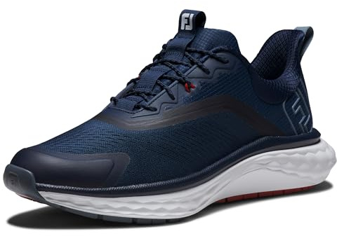 Footjoy Mens Fj Quantum, Navy/White/Red, 11.5 Wide