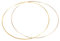 rockible 2 Stück Trockenblumen Kranz Metallring, Metall Kranzringe 60 cm, Metal Hoops Wreath Frame, Metallringe Zum Basteln für DIY-Kunsthandwerk Hochzeitsfeier Hausgirlanden Dekoration