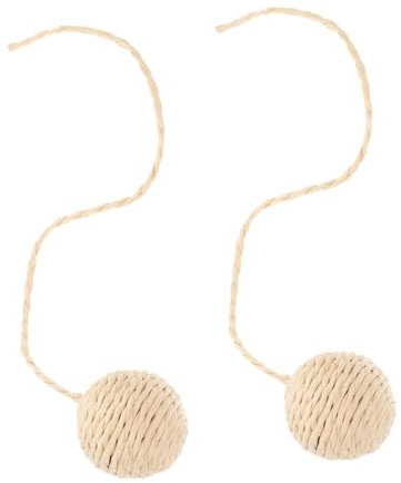 PENIKOKO 2piezas Bolas De Repuesto para Marco De Escalada para Gatos Juguetes Multifuncionales con De Sisal para Rascar Gatos De Interior como Juguetes para Gatitos