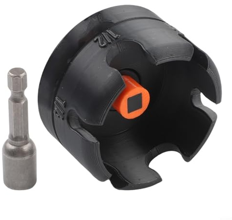 Zilimontt Nut Zipper Drill Attachment for 1/4 3/8 and 1/2 Threaded Rods, Resistant Thermoplastic Shell with Steel Bearing Core, Fast Nut Installation Tool for