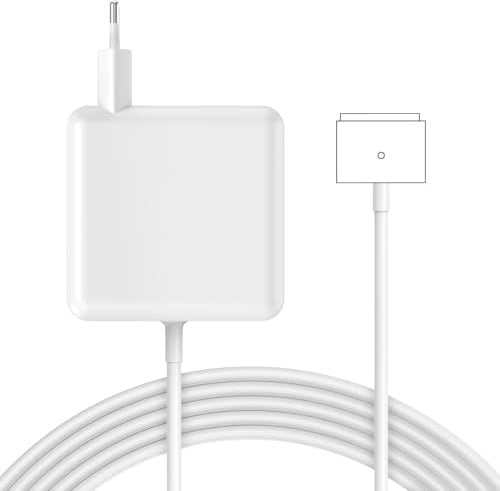 85W Mac Book Netzteil Magnetischer T-Tip (2. Generation) für MacBook Pro 15 Retina (Mitte 2012-2015) | Ladekabel kompatibel mit 13 Modellen A1398 A1424 A1502