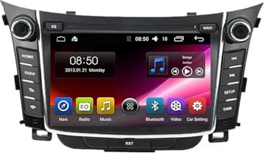Car Radio para Hyundai I30 Elantra GT 2012-2017 9 Pulgadas Android 15 Autoradio con Wireless Carplay Android Auto para, 8 Core 4G+64G