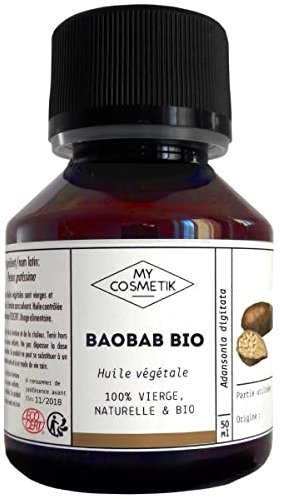 MY COSMETIK - Baobab-Pflanzenöl - Kosmetik - 100% rein und natürlich - Anti-Aging-Pflege - 10 ml