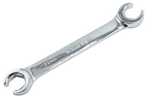 sourcing map Repair Tools Auto Anti-Slip Double Ended Flare Nut Wrench 22 x 24mm
