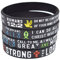 Kesheng 4x Silikon Armband Bibel Verse Christian Schrift Unisex Schmuck Geschenk