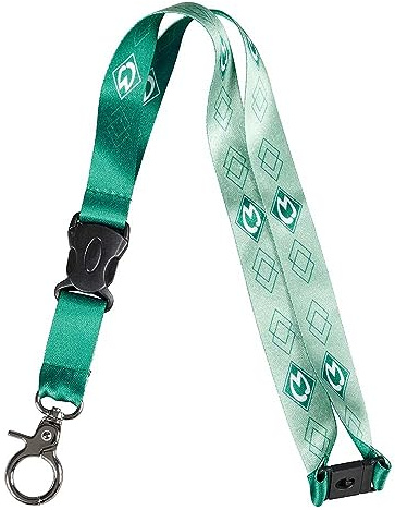 SV Werder Bremen Schlüsselband - Raute - grün Lanyard Badgeholder - plus Lesezeichen I love Bremen