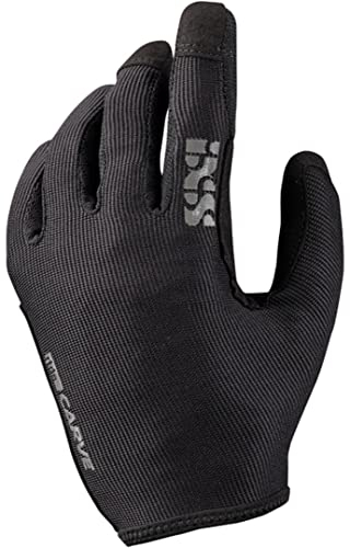 IXS Carve Handschuhe MTB/Cycle/Ebike Jugend Unisex, Schwarz, Kid L