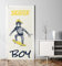 MyMaxxi | Tür bekleben mit Türtapete Selbstklebend 90x200 Skaterboy AFFE | Tür verschönern mit Türfolie | Türaufkleber XXL Türbilder | Türposter Mädchen und Junge