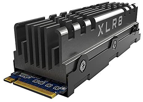 PNY XLR8 CS3040 M.2 NVMe Gen4 x4 Internal Solid State Drive (SSD) mit Heatsink 2TB, Lesegeschwindigkeit bis zu 5600 MB/s, Schreibgeschwindigkeit bis zu 4300 MB/s, M280CS3040HS-2TB-RB