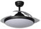 TECHBREY Ventilador de Techo Kourak con Plafón LED y Mando a Distancia, 6 Velocidades, Temporizador, Silencioso, Color Negro 106cm Motor DC 3 Aspas Sistema Reverse Air Dual, Modos Verano e Invierno