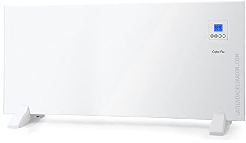 Panneau rayonnant 2000 W REH2000A Dispay LCD. Contrôle numérique. 2000 W. Thermostat numérique, blanc