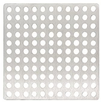 MMLFX 1 stück Edelstahl Bodenabläufe Net Abdeckung Square Dusche Ablauf Loch Filter Haarfänger Stopper for Küche Badezimmer Hardwareteile (Size : 9.8x9.8cm)