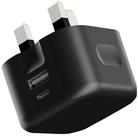 Fast Charger For iPhone 16E / 16 Pro Max / 16 Pro / 16 Plus / 16/15 / 14/13 12 Mini 11 XS Max XR 8 7 6 SE Charger Plug 20W USB C Power Adapter for Apple iPhone Charger Plug (BLACK)
