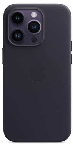 Apple iPhone 14 Pro Leather Case with MagSafe - Ink 