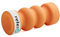 Relexa Faszienrolle Double-Twin - Ideal Zur Massage Bei Rückenschmerzen & Als Fitness-Training Ergänzung - Premium Material - 14cmx35cm - Orange