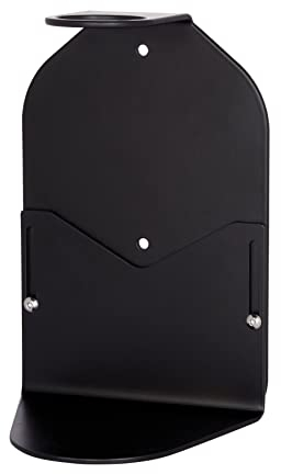 Kuishi Support Mural pour Distributeur de Savon Noir, Porte-Bouteille de Savon 1000 ML, résistant à la Corrosion et aux Marques, décoration de Salle de Bain sans encombrement, Bouteilles Non incluses