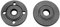 Irfora 1 Pair Angle Grinder Inner Outer Flange Nut Accessory Thread Replaent Tools for 20mm and 22mm Bore Cutting Discs