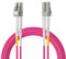 ipolex LC to LC Fiber Patch Cable Multimode, 10/40Gb OM4 Fiber Optic Cable, Duplex 50/125μm Fiber Optic Internet Cable, LSZH Fiber Optic Jumper for MMF SFP/SFP+ Transceiver, 1-m, 2-Pack.