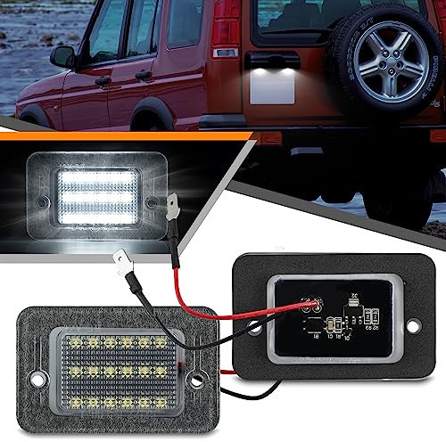 OZ-LAMPE LED Number Plate Lights for Land Rover Discovery 1 & 2 Models with Canbus Design