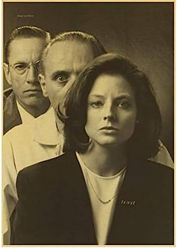 Poster „Das Schweigen Der Lämmer“-Filmplakat, Wandkunst, Bilder, Leinwand, Malerei, Poster Und Drucke, Heimdekoration 50X70Cm Kein Rahmen