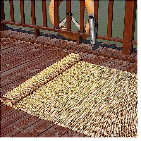 Balkon Sichtschutz Zaun Schilfrohr Balkonverkleidung,Garten Schilfrohrmatte Sichtschutzhecke Terrasse,Blickschutz und Windschutz,Balkonabdeckung Natur Sichtschutzstreifen für Balkon-Deko ( Color : Nat