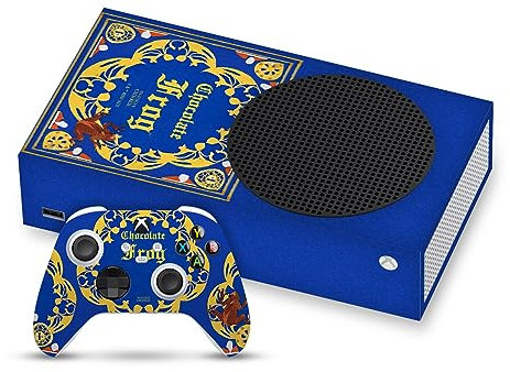 Head Case Designs Offizielle Harry Potter Schokoladenfrosch Grafiken Vinyl Haut Gaming Aufkleber Abziehbild Abdeckung kompatibel mit Xbox Series S Console and Controller Bundle