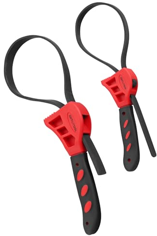 GETLITOOL Chiave Filtro Olio Regolabile a Nastro Gomma Chiave Cinghia Multifunzionale Chiave Cintura