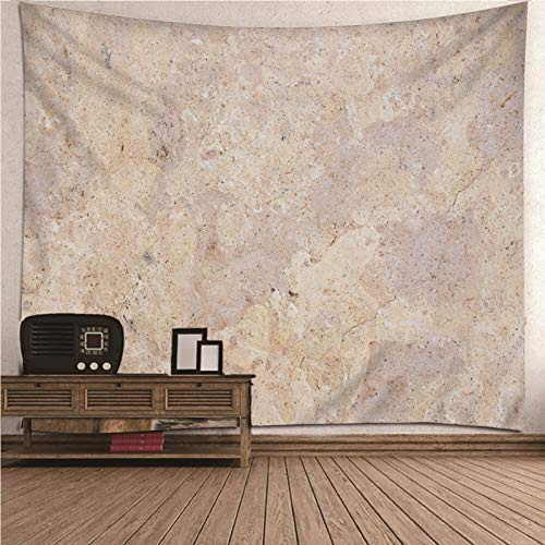 CEVAN Wandteppich Natur XXL Wandtuch Groß Einfache Marmorierung Wandteppich Trippy Wanddekoration Modern Kunst Dekorationen Decke Wandbehang Stoff Hellbraun 240x220cm
