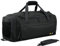 MIER Gym Bag Sports Duffel Bag for Men and Women with Shoes Compartment, Weekend Overnight Bag Carry on,All Black