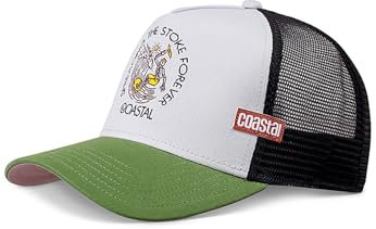 Coastal - Stoke Forever (Grey/Green) - Trucker Cap Meshcap Hat Kappe Mütze Caps
