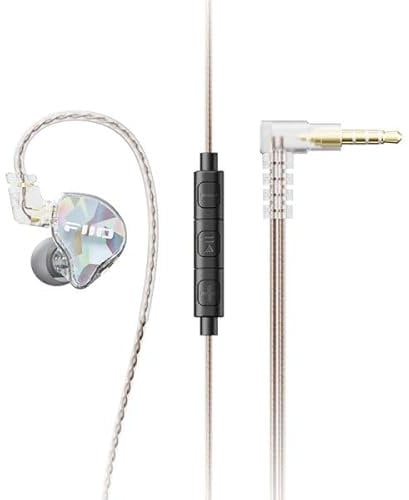 FiiO JD10 In Ear Earphone - 3.5mm or Type C version (Transparant - 3.5mm)