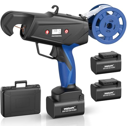 Machine à Attacher Électrique pour Vignoble, Professionnelle, 2 Batteries 2Ah, Outil de Liage pour Vignes