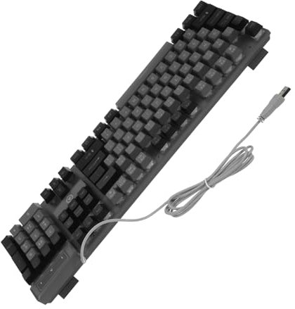 Holibanna Teclado Gaming Teclas RGB Retroiluminado Mecánico para Pc Accesorios De Ergonómicos y USB para