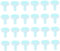 24Pcs Baby Nail File Replacement Heads, Plastic Baby Nail Trimmer Replacement Pads for Standard Electric Kid Trimmer, Suits to Newborn Infant Toddler.