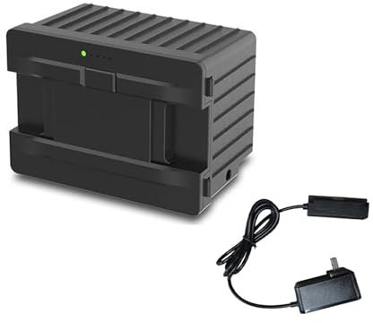Zhyepou 15600mAh Removable Lithium Battery, Compatible For Alpicool Car Home Fridge P8/CX/TA/TAW/TS/TW/TWW Series, Built-in Rechargeable Power Pack For Portable Refrigerator(Black-US-plug)