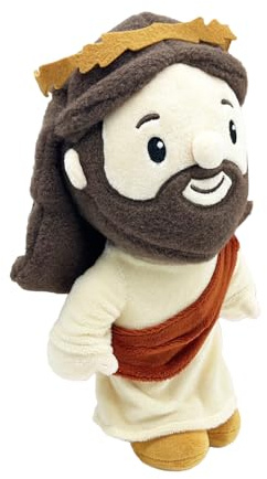 Plüsch Jesus Stofftier | Plüsch Jesus Figur - Sammlerstück Deko Für Auto Wohnung Bett Schreibtisch
