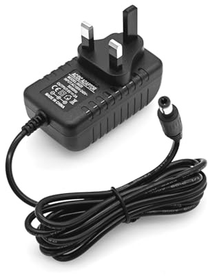 JZK 6V 2A 2000mA power supply with 5.5 x 2.5 mm DC plug, compatible with 5.5mm x 2.1mm，AC/DC adapter, 12W replacement wall charger