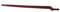 Joma-Tech Frontladerzinken, Ballenzinken, gekröpft 880mm M22x1,5mm Zinken Ballenspieß