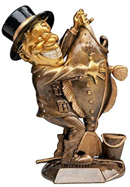 RaRu Angler-Pokal (Resin-Figur) mit Ihrer Wunschgravur