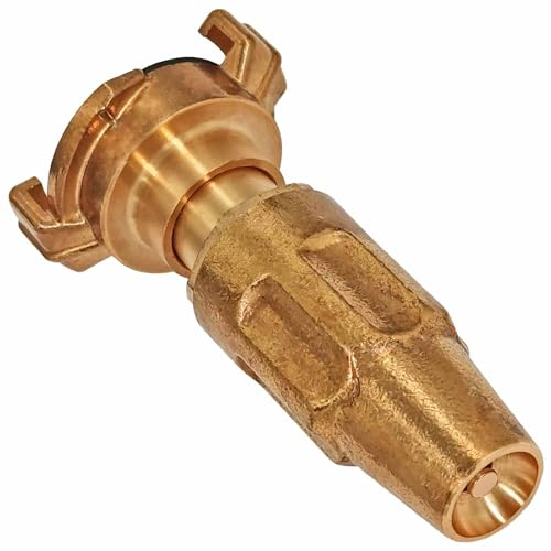 MegaHaustechnik SCHNELLKUPPLUNG Spritzdüse Messing Spritze System Geka (1 Zoll)