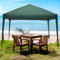 Bonnlo Pop Up Gazebo 2x2m, Easy Setup Instant Outdoor Canopy, Folding Garden Gazebo Party Tent (Green)