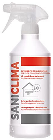 MagazziniGM SANICLIMA Detergente, Spray per Climatizzatori per la Pulizia Profonda di Filtri e Unità Esterne, Neutralizza Odori, Azione Igienizzante, Made in Italy, 750 ml