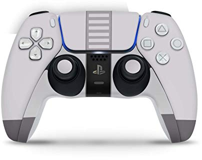 Skins4u Skins Folie Design Aufkleber kompatibel mit Sony Playstation 5 Controller PS5 DualSense Skin Schutz Cover Retro SNES