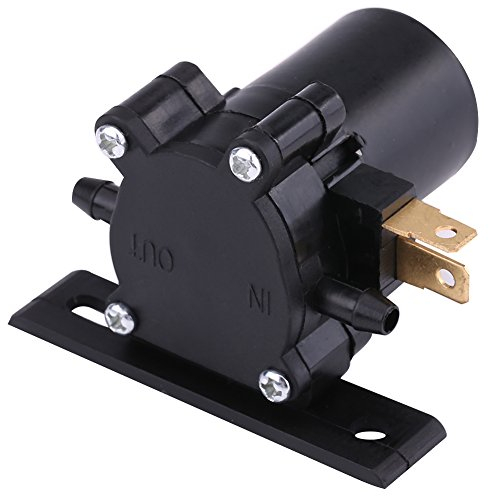 Qiilu 12V Universalmotor der Windschutzscheibenwischer-Waschanlage-Pumpe für den Bus-LKW des PKW-Vans S5h387 scheibenwaschpumpe 12v universal