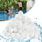 LARS360 Filterbälle 1400g Filterballs Pool Filterbälle für Poolpumpe Filterbälle für Sandfilter Kann 50 kg Filtersand Ersetzen Filterballs für Sandfilteranlagen für Filtration Pool Aquarium (Weiß)