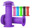 Fahrradgriffe Kinder - lenkergriffe Fahrrad Kinder 22mm mit Höchster Sicherheit Prallschutz | lang 105mm Kinderfahrrad Griffe für Roller,Dreirad,Kinder Laufrad,Kinderfahrrad (Purple)