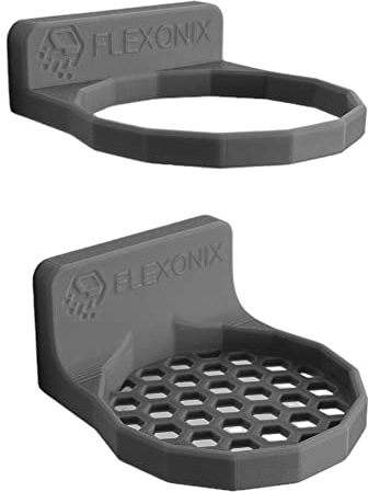 Flexonix Schalldämpferhalter magnetisch in grau bis 1 kg & Ø 64 mm – Halterung für Waffenschrank, stabil & flexibel – Made in Germany