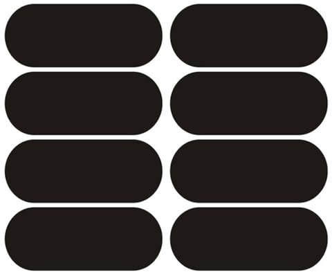 Motorradhelm, Motorrad, Fahrrad Aufkleber – Reflektor Nacht Sichtbarkeit Signalisierung - Frankreich zugelassen – Design & Diskret - Optimierte Haftung Set Aufkleber Retro Reflektierende Aufkleber