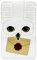 H.P. Hedwig Service de Livraison par Hibou Portefeuille Porte-Carte ID & Porte-Carte, Blanc